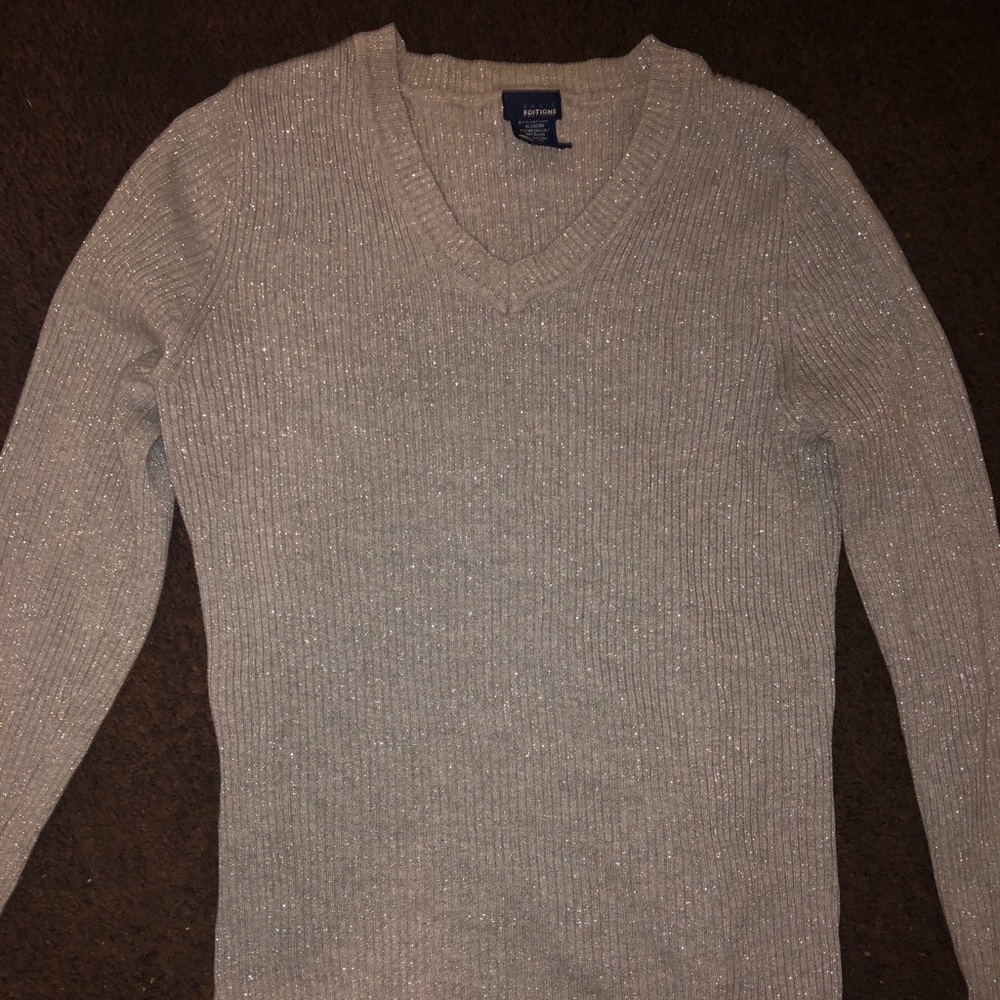 Silver Sparkling Sweater❄️